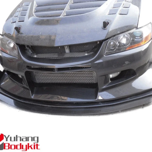 EVO 8 9 FRONT BUMPER VC STYLE CARBON FIBER High Polished 1995-1997 Mitsubishi Lancer
