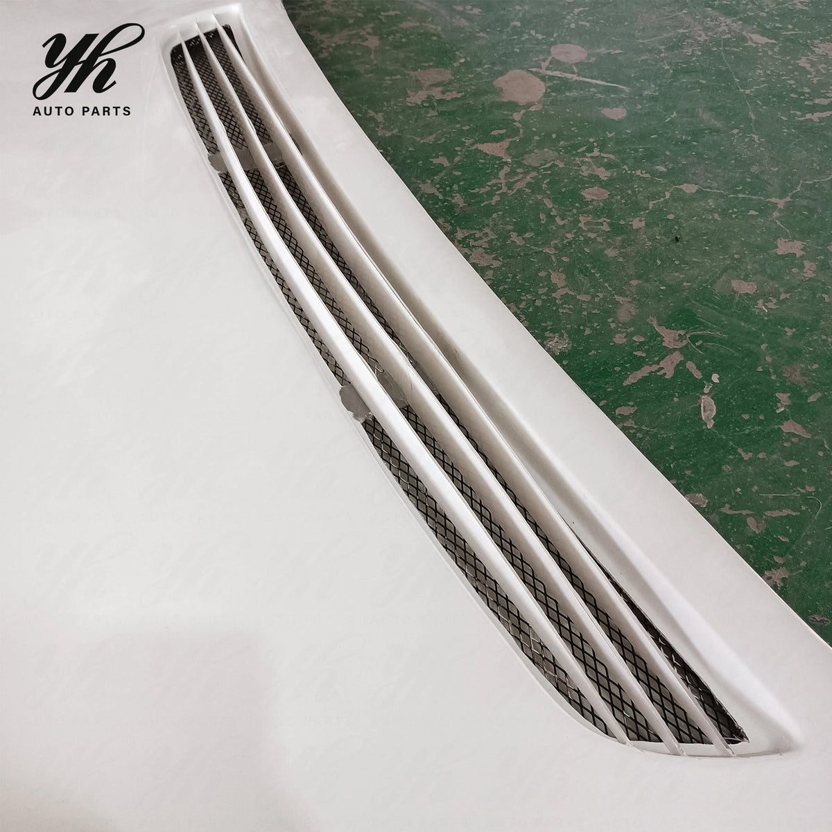 FRP D-Max Style Vented Engine Hood Fiberglass Bonnet for Nissan Silvia S14A S14 Kouki 1997-1998 Tuning Parts