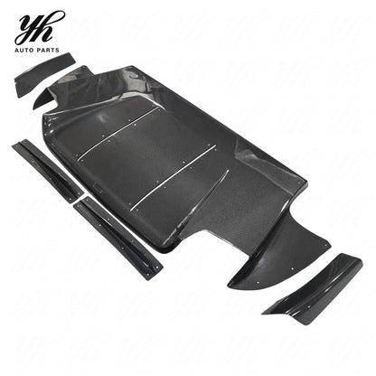 Yuhang EVO 9 Carbon Fiber Rear Diffuser for Mitsubishi Lancer 1985-1989 High Quality 100% Fitment Easy Installation