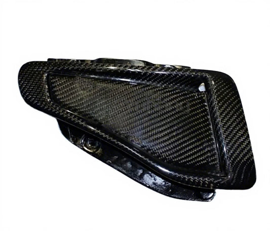 Car Styling Black Carbon Fiber CF Bodykit for Lancer Evolution EVO 5 6 OEM Bonnet Hood Scoop with High Glossy Finish