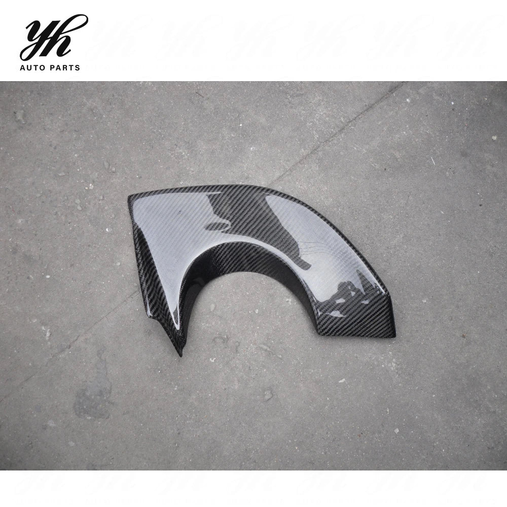 FOR Lancer Evolution 9 JM High Quality New Carbon Fiber Exhaust Heat Shield Black Easy Installation (Fits OEM Rear Bumper)