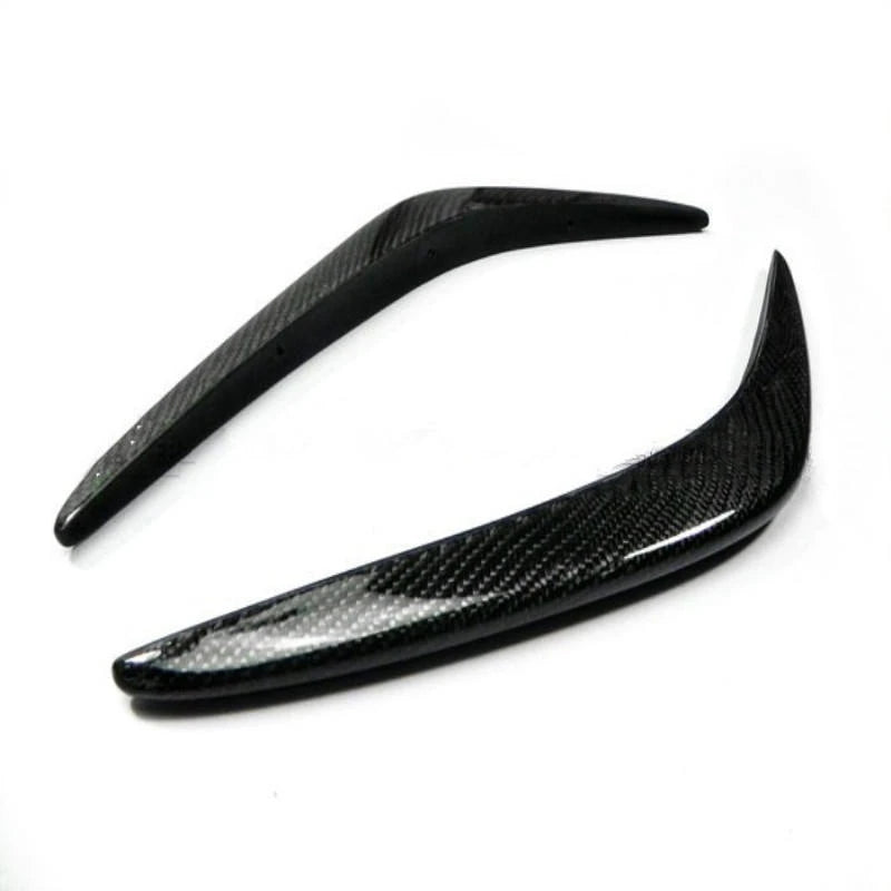 Yuhang Auto Select Style Carbon Fiber Front Bumper Canards Splitter Flaps for 2009-2011 Nissan Skyline GT-R R35 One Pair
