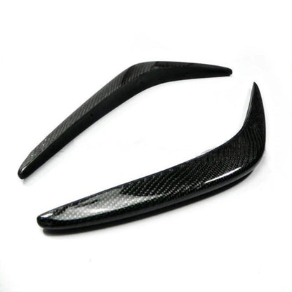 Yuhang Auto Select Style Carbon Fiber Front Bumper Canards Splitter Flaps for 2009-2011 Nissan Skyline GT-R R35 One Pair