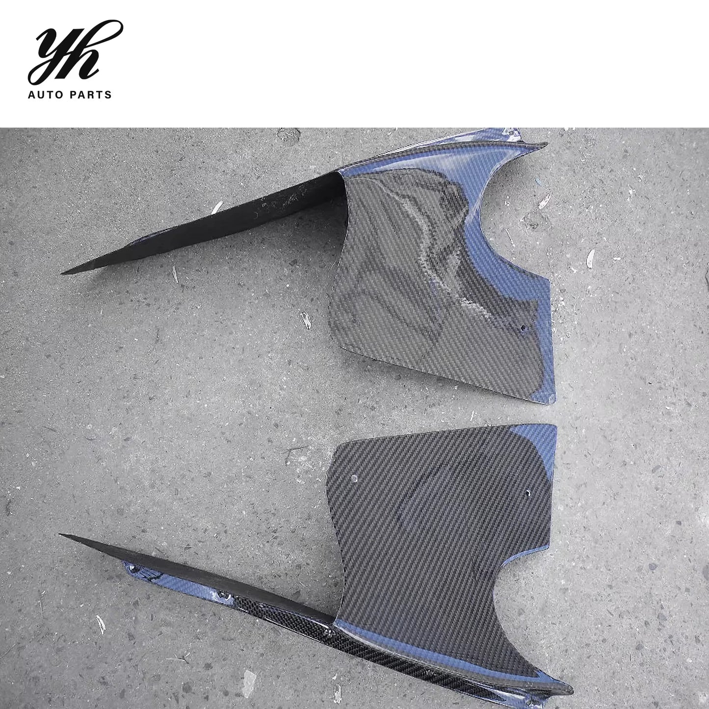 FRP Glass Fiber Bodykit for 1992-1997 RX7 FD3S RE-GT Style Front Bumper Canard