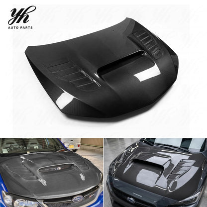 For GRB GVB WRX STI OEM Style Hood Bonnet Carbon Fiber