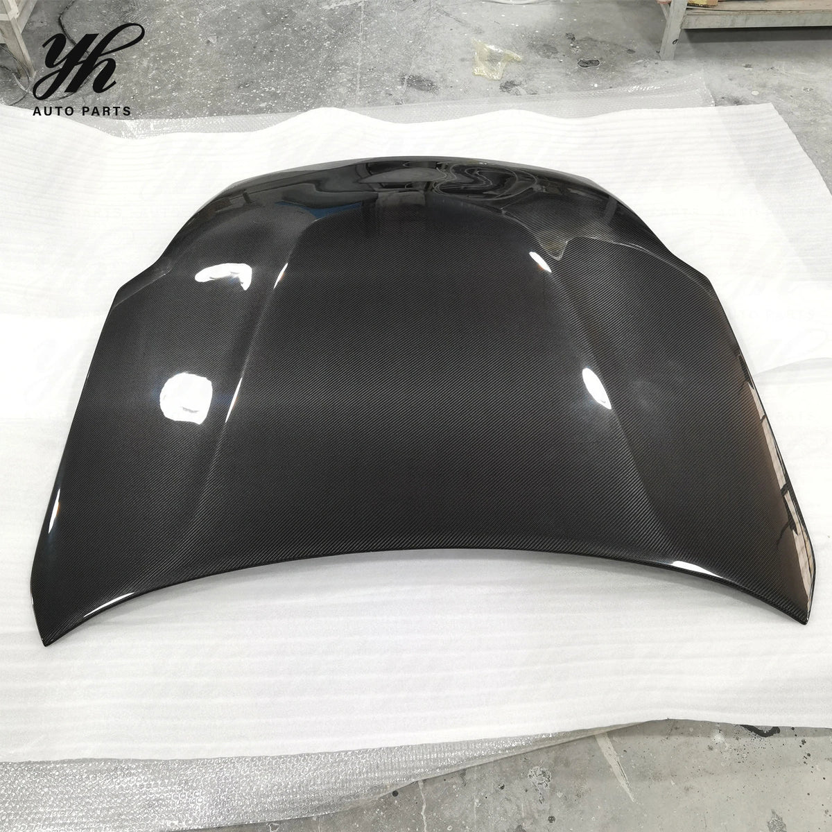 High Gloss Black Carbon Fiber Engine Hood Radiator Bonnet Cover for Nissan 350Z Z33 Fairlady Z 2003-2009 Upgrades