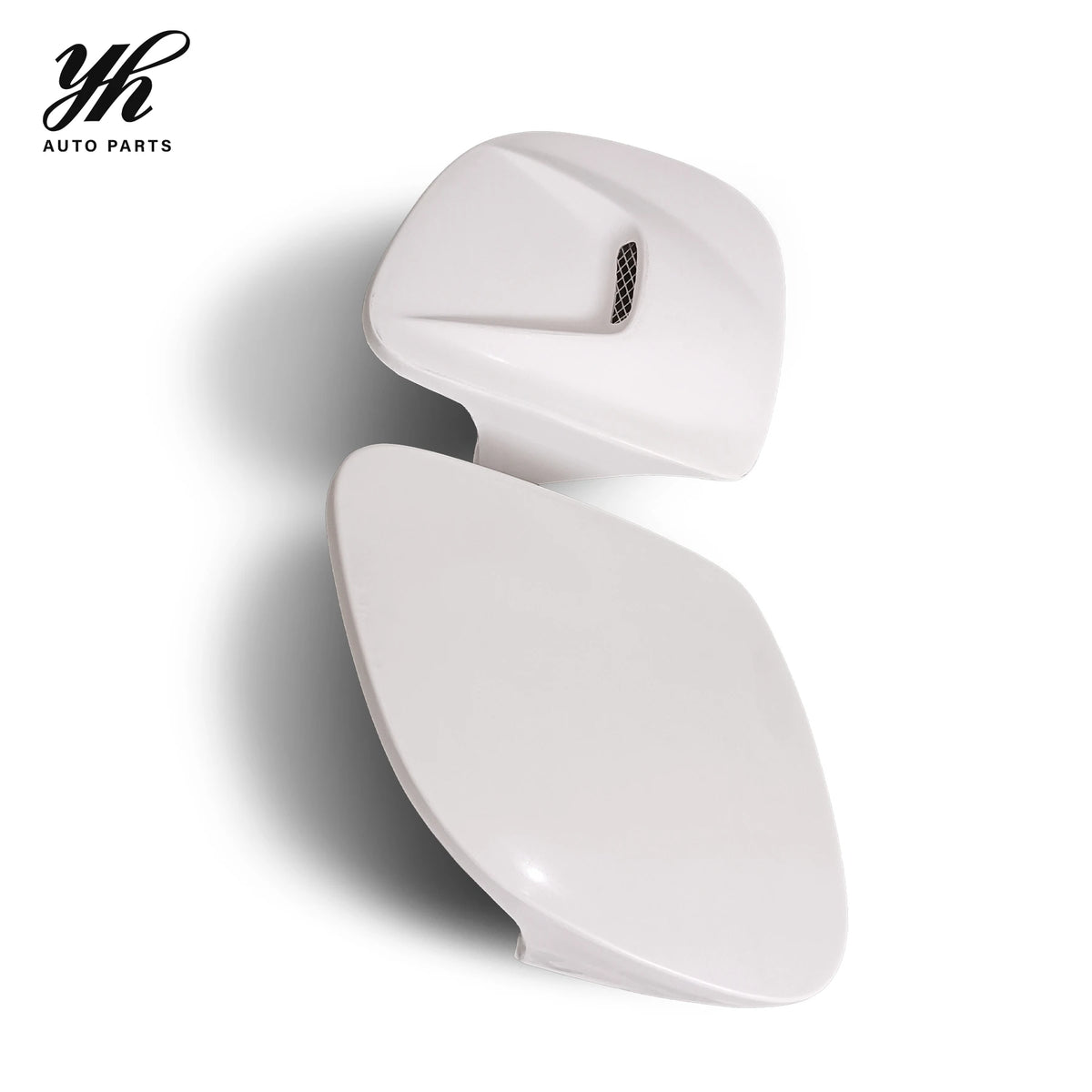 Fiberglass Front Headlamp Lid Cover with NACA Intake Duct FRP for Mazda RX7 FD3S Race Performance Upgrades 2PCS