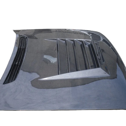 A31 DMAX New Front Hood Carbon Fiber 3K Twill Weave Black