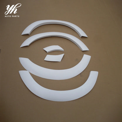 FRP 400R Style Fender Flares Wheel Arches Fiberglass for Nissan Skyline R33 GTS GTR BCNR33 Widebody Kit 4PCS