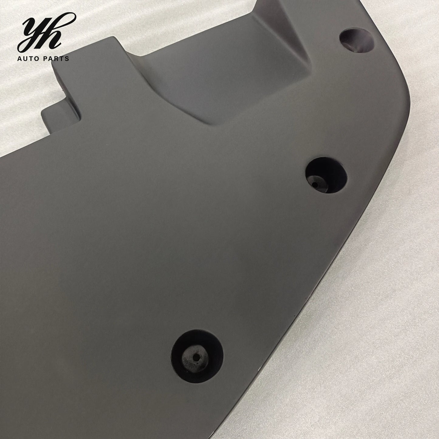 For 1999-2002 Skyline R34 GTR OEM Style Polished Black Front Bumper Bottom Lip with Under Tray Carbon Fiber