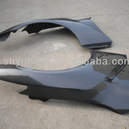 YH High Quality Black Carbon Fiber OEM Front Fenders for 08-12 R35 GTR with High Glossy Finish