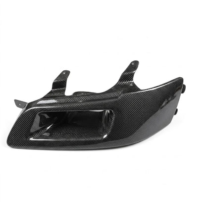 3K Twill Carbon Fiber LHS Headlight Air Intake Duct Replacement for Mitsubishi Lancer Evolution EVO 7 8 9 CT9A Tuning