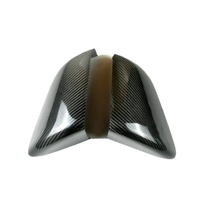 OLIVER Fitment Non-Light Modified Carbon Fiber Paste-on Rearview Mirror Shell Cover Sticker