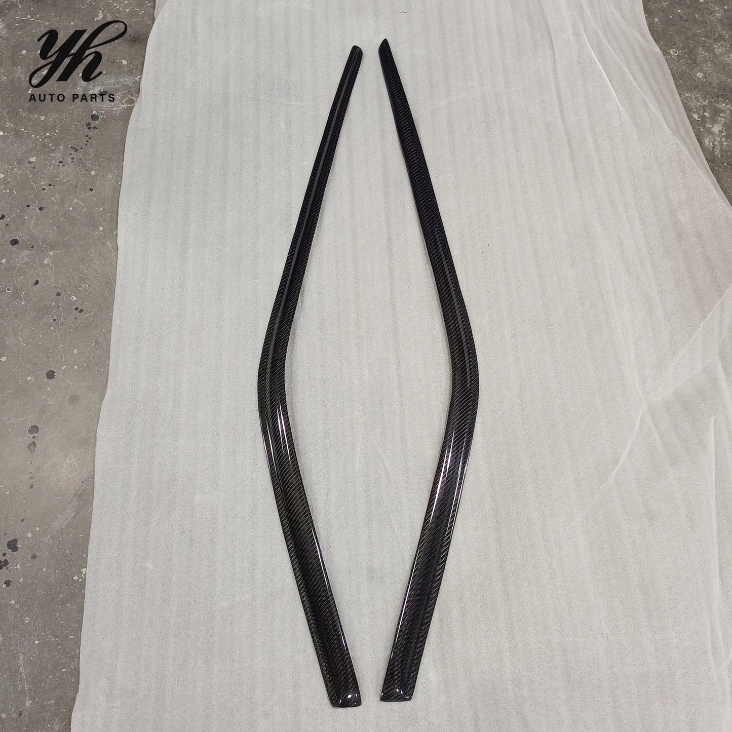 Carbon Fiber CF Wind Window Rain Deflector Visor Fit for 1989-1994 Skyline R32 GTS GTR