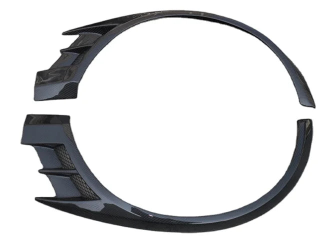 For EVO 8 9 VC FRONT OVER FENDER CYBER (Pair) CF Carbon Fiber