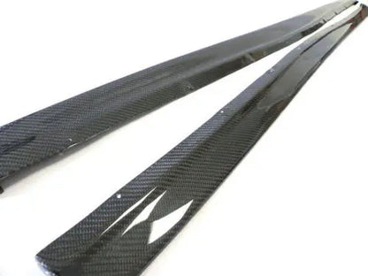Car Turning CF Carbon Fiber Bodykit for 01-07 Lancer Evolution EVO 7 8 9 DAMD SS Side Skirt Extension Spat Addon Corner (185cm)