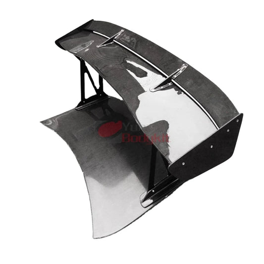Carbon Fiber R35 1700mm Type-5 GT Rear Wing with Single Deck (Aluminium Stands 21cm/29cm/39cm Options)