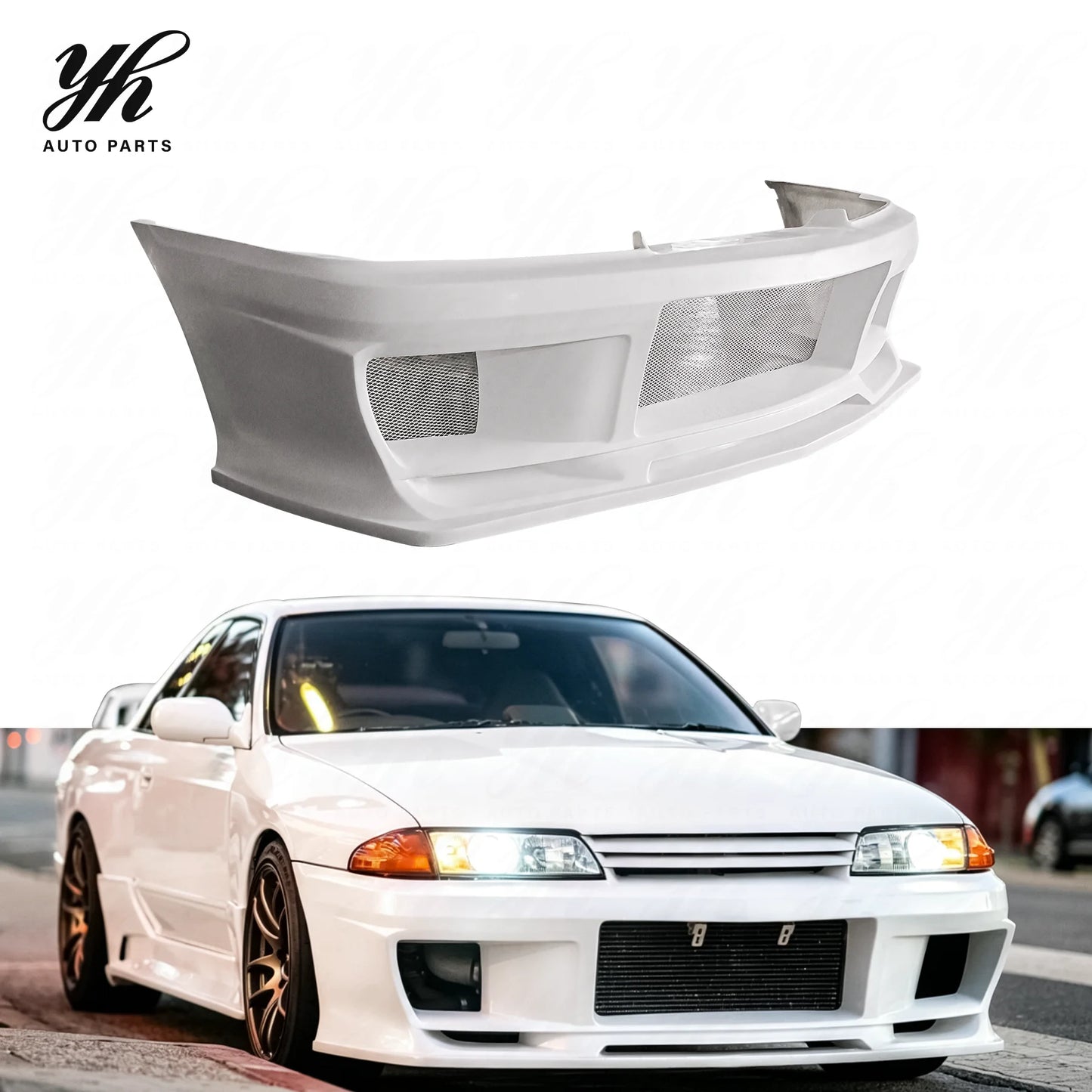High Quality Glass Fiber Do-Luck Front Bumper for Skyline R32 GTR