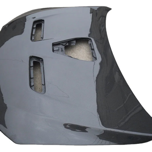 New Evolution X EVO 10 OEM Hood CF Carbon Fiber Bonnet-Black High Gloss Finish