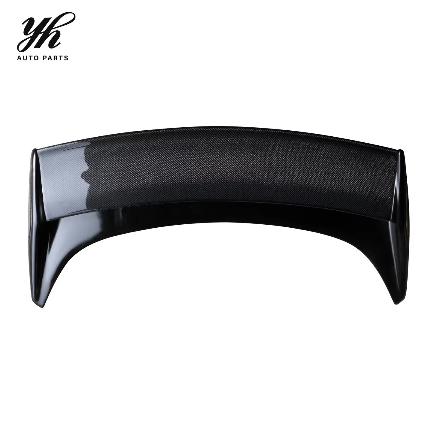 V2 Style Black FRP Rear Spoiler Carbon Fiber Wing Bumper 3k Twill Weave High Gloss Finish 100% Fitment for 350Z 2003-2005