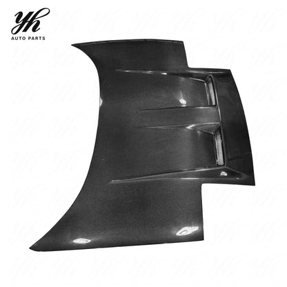 New YH Brand Black Carbon Fiber Hood Fit for CF 1990-1995 MR2 SW20 Border Style