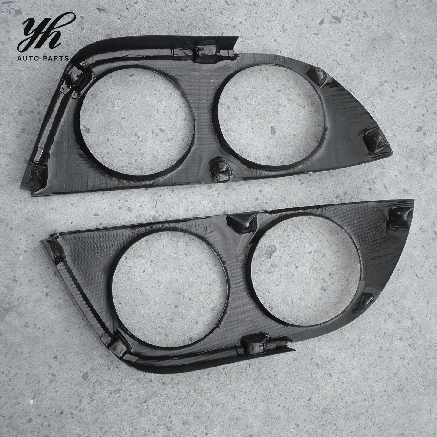 For Skyline R33 GTR GTS Rear Lamp Light Cover (pair) CF Carbon Fiber