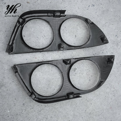 For Skyline R33 GTR GTS Rear Lamp Light Cover (pair) CF Carbon Fiber