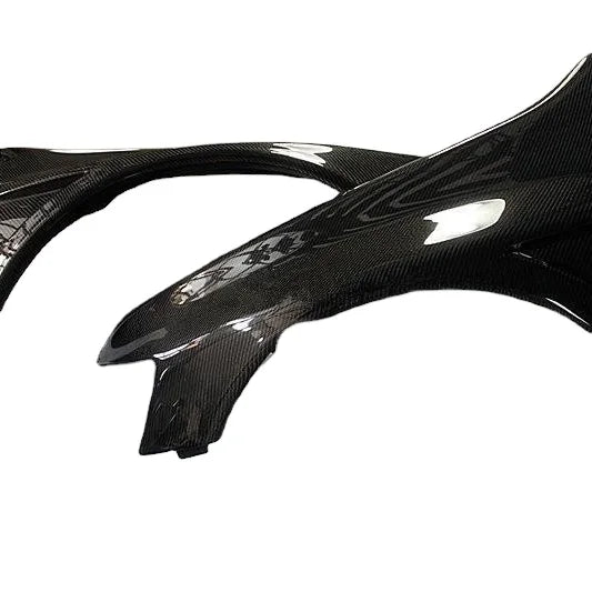 For Evolution EVO 8 9 Front Fender +10 mm Wider  Cyber Style CF Carbon Fiber