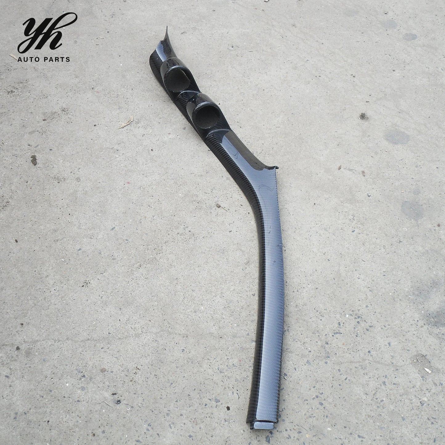 YH Carbon Fiber Skyline R33 GTS/GTR A-Pillar Twin Gauge Pod RHD CF Black for Retrofit/Upgrade