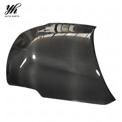 High Gloss Black Carbon Fiber Engine Hood Radiator Bonnet Cover for Nissan 350Z Z33 Fairlady Z 2003-2009 Upgrades