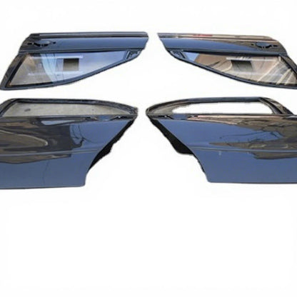 Carbon Fiber EVO 8 9 VC Rear and Front Door 4pcs for Mitsubishi Lancer GRB STI Model Black