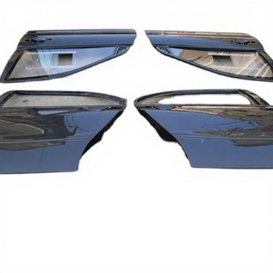 Carbon Fiber EVO 8 9 VC Rear and Front Door 4pcs for Mitsubishi Lancer GRB STI Model Black