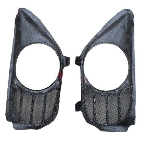 For 2008-2010 R35 GTR Carbon MCR Style Exhaust Surround Shroud Heat Shield CF 2pcs