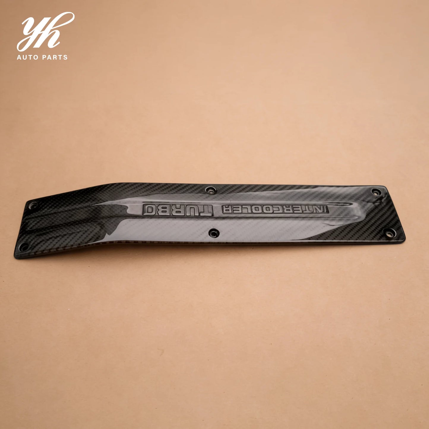 YH Brand High Quality Black Carbon Fiber Engine Cover with Letter for SR20 (200 SX S14) Easy Installation