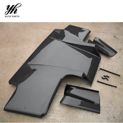 Rear Diffuser With Fitting Kits 3pcs CF for Skyline R33 GTR TS Carbon Fiber