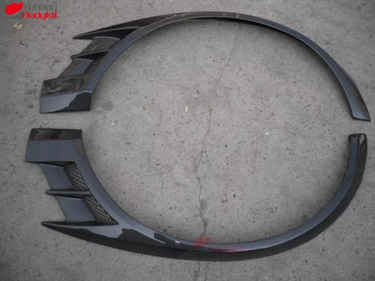 Premium Carbon Fiber Front Wide Fender Flares VC Look for Mitsubishi Evolution EVO8 EVO9 Bodykit Factory Wholesale