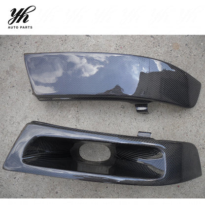 FRP Headlight Air Intake Duct Vent Fiberglass Lamp Cover for Mitsubishi Lancer Evolution EVO 5 6 V VI CP9A Tuning