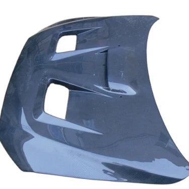 New EVO-10 OEM Carbon Fiber Front Hood-3K Twill Weave Black Lightweight