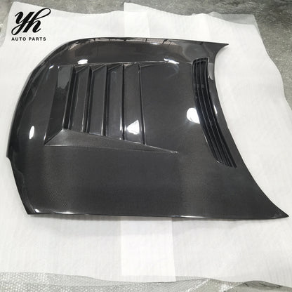 New R33 GTS Spec 1 Ni Carbon Fiber Hood Bonnet with High Glossy Finish and True 3K Twill Weave
