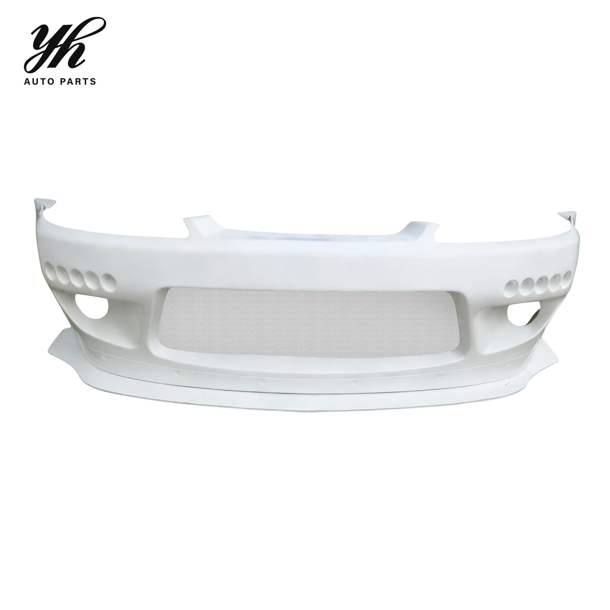 White Glass Fiber RB Style Front Bumper Lip Widebody Aero Kit for 1999-2002 Nissan Silvia S15 Exterior Upgrades