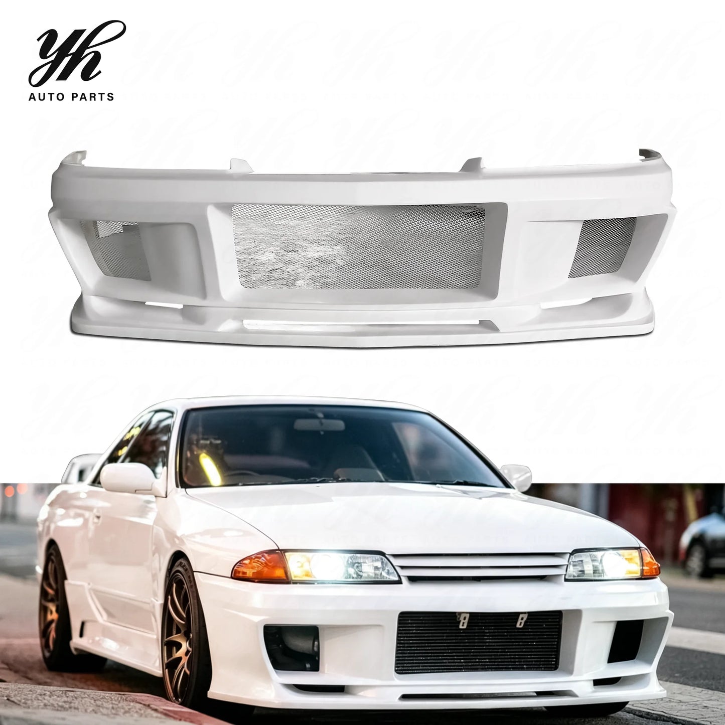 High Quality Glass Fiber Do-Luck Front Bumper for Skyline R32 GTR