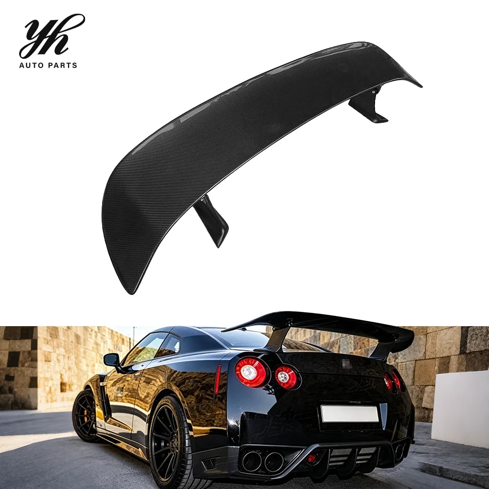 For Skyline R35 GTR ESPINT STYLE REAR SPOILER WING (165CM) CF Carbon Fiber