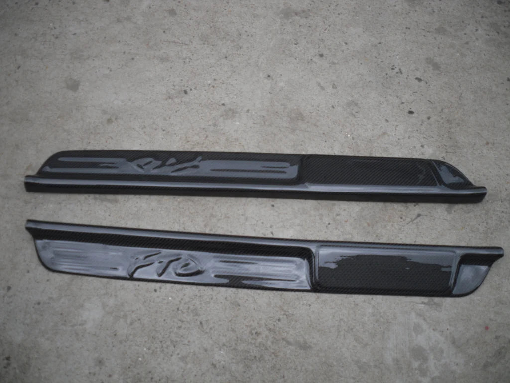 For 1995-2000 FTO OEM Style Carbon Fiber Door Sill Plate (Pair)
