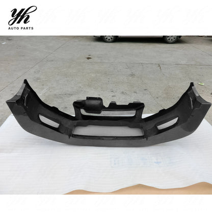 3K Twill Weave Glossy Carbon Fiber C-West Style Rear Bumper Body Kit for Mitsubishi Lancer Evolution EVO 7 VII Tuning Parts