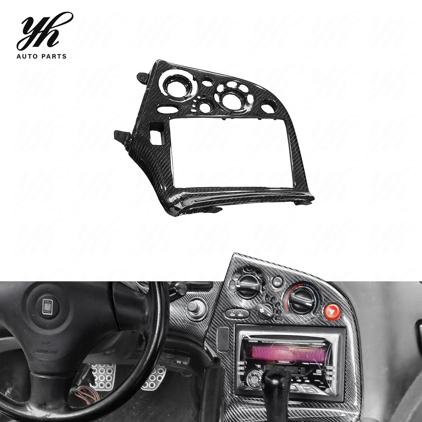 Factory Direct Sales Carbon Fiber Interior for RX7 FD3S LHD Body Parts 4pcs