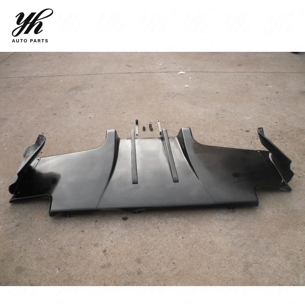 1989-1994 Skyline R32 GTR TS Style Glass Fiber Rear Diffuser Type-B with Metal Fitting Accessories (5pcs)