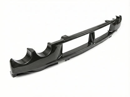 3K Twill Carbon Fiber Rear Bumper Garnish Exhaust Surround Bezel Replacement for Ferrari F430 Coupe Spider Tuning
