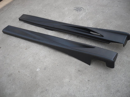 Glass Fiber Cyber Side Skirts for Mitsubishi FRP Evolution EVO 8 9 (2001-2010) Black