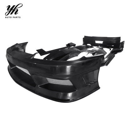 FRP S15 Complete Bodykit Front Rear Bumper Side Skirts for Nissan Silvia S15 Coupe Spec-R 1999-2002 Tuning Parts