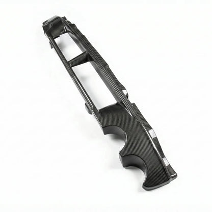 3K Twill Carbon Fiber Rear Bumper Garnish Exhaust Surround Bezel Replacement for Ferrari F430 Coupe Spider Tuning